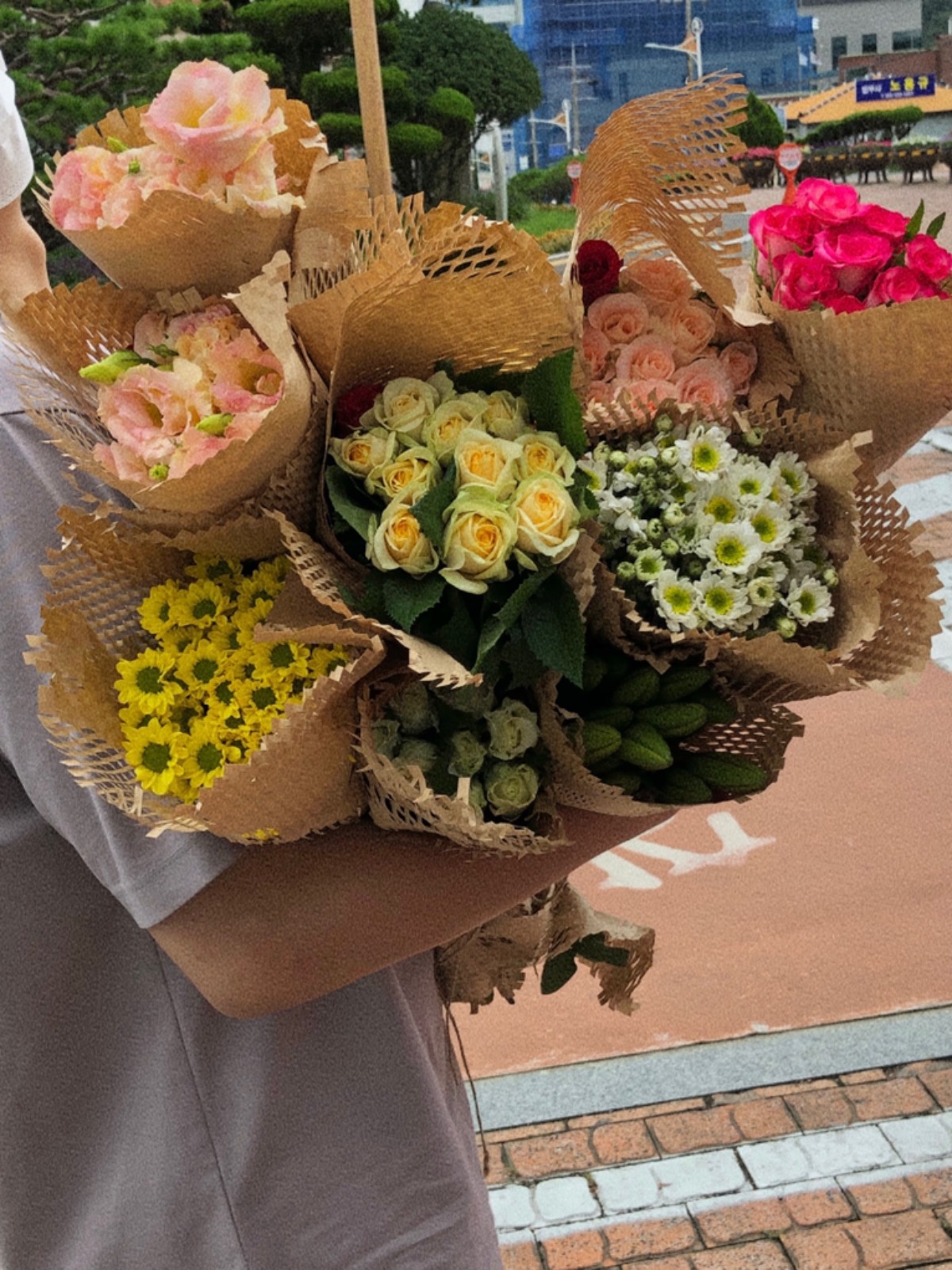 추석 특별 플라워 트럭 꽃 도소매 가격 판매 🌿🌷