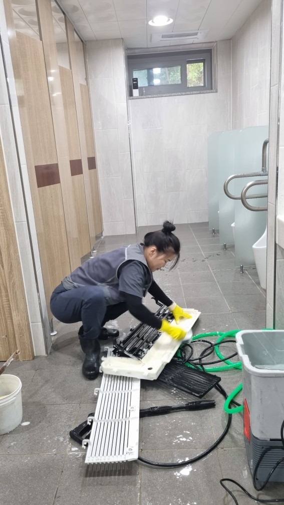 실버복지관 에어컨 청소 