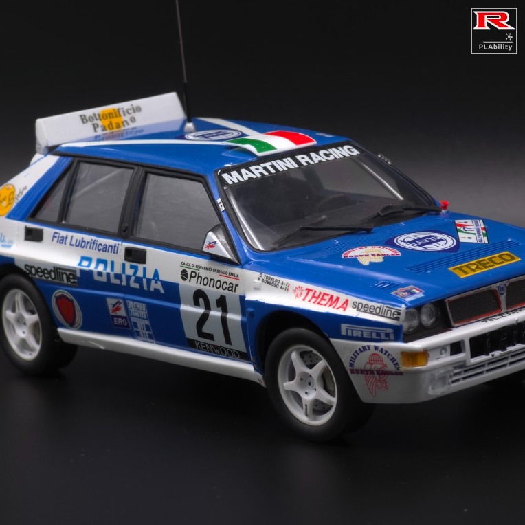 Hasegawa 1/24 Lancia Super Delta 1993 – Kit De Maquette Rallye – 125 Pièces – échelle 1/24