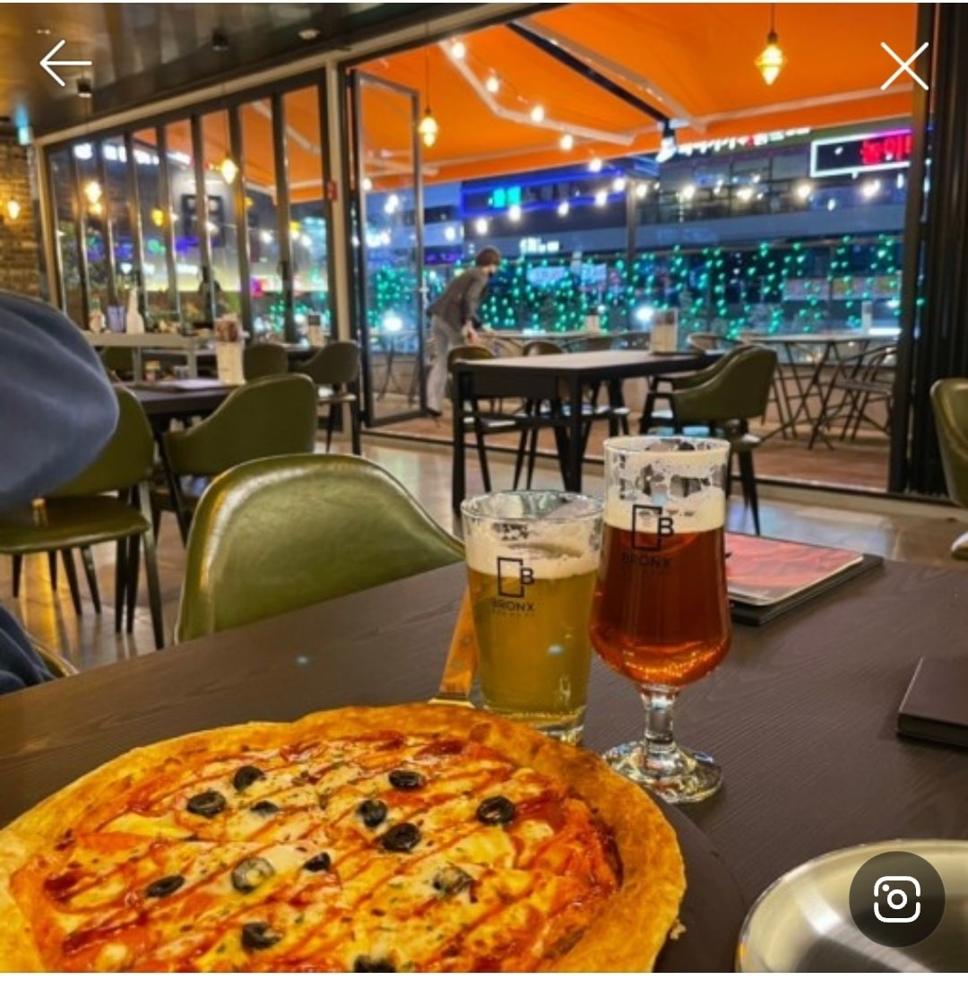 너무 예쁜 브롱스에서 �피자와 맥주 한잔 어떠세요^^