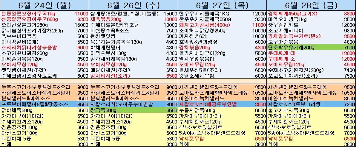 경아네반찬 | 서울특별시 영등포구 여의도동 | 반찬 가게 | 당근 동네 업체