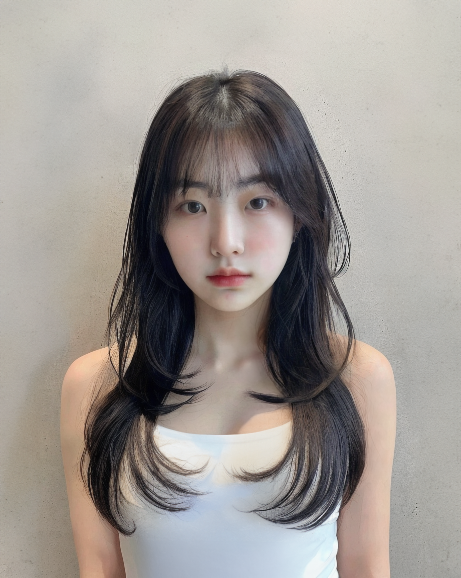 레이어드컷 , 레이어드펌