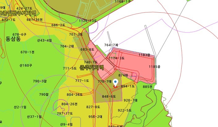 푸르지오 입구 151평 나대지 매매 18억