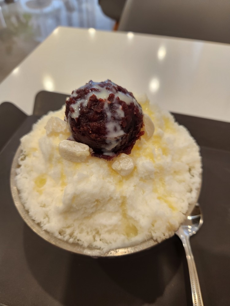 밀크팥빙수