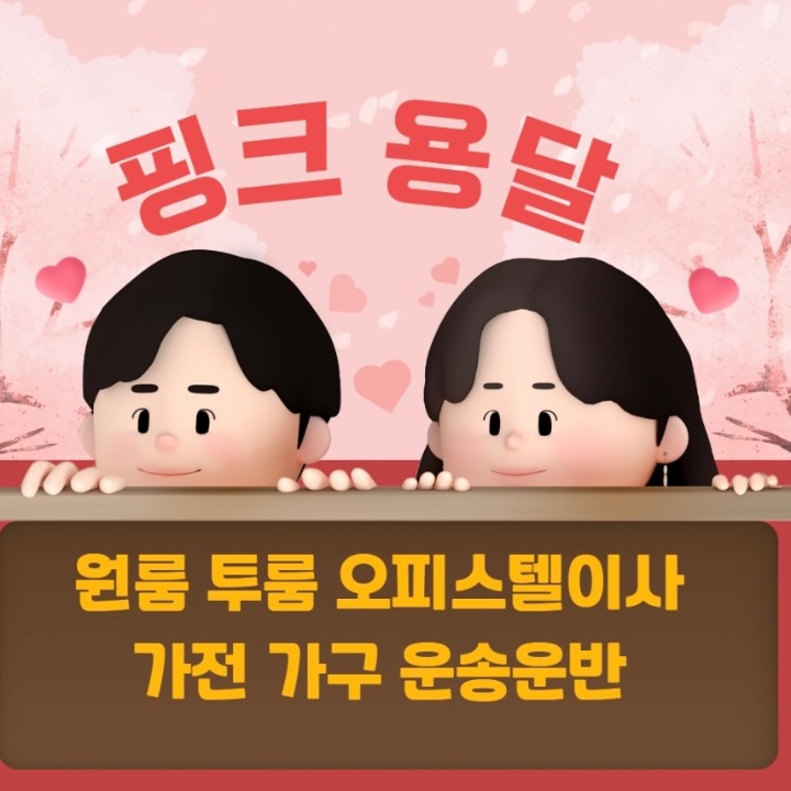 핑크용달 원룸이사