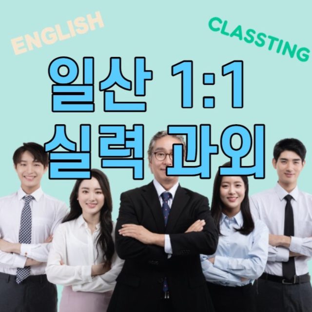 일산 일대일 전문 과외