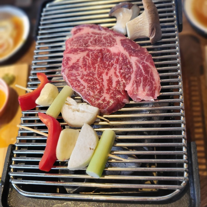 청담,한우 화로구이