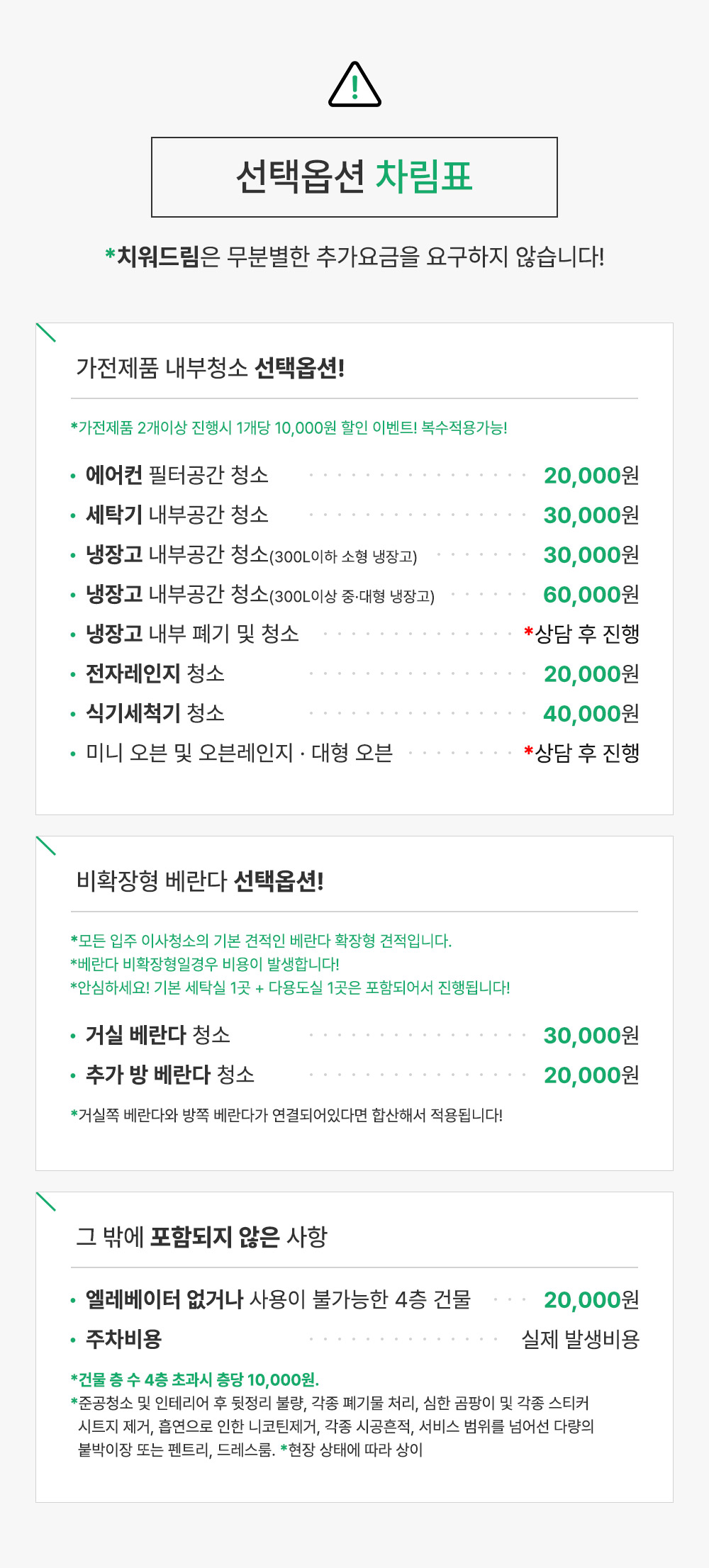 price menu