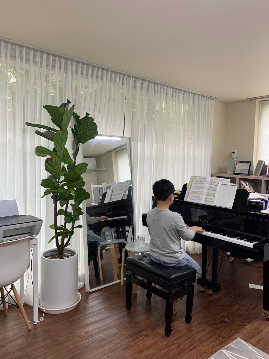 play the piano