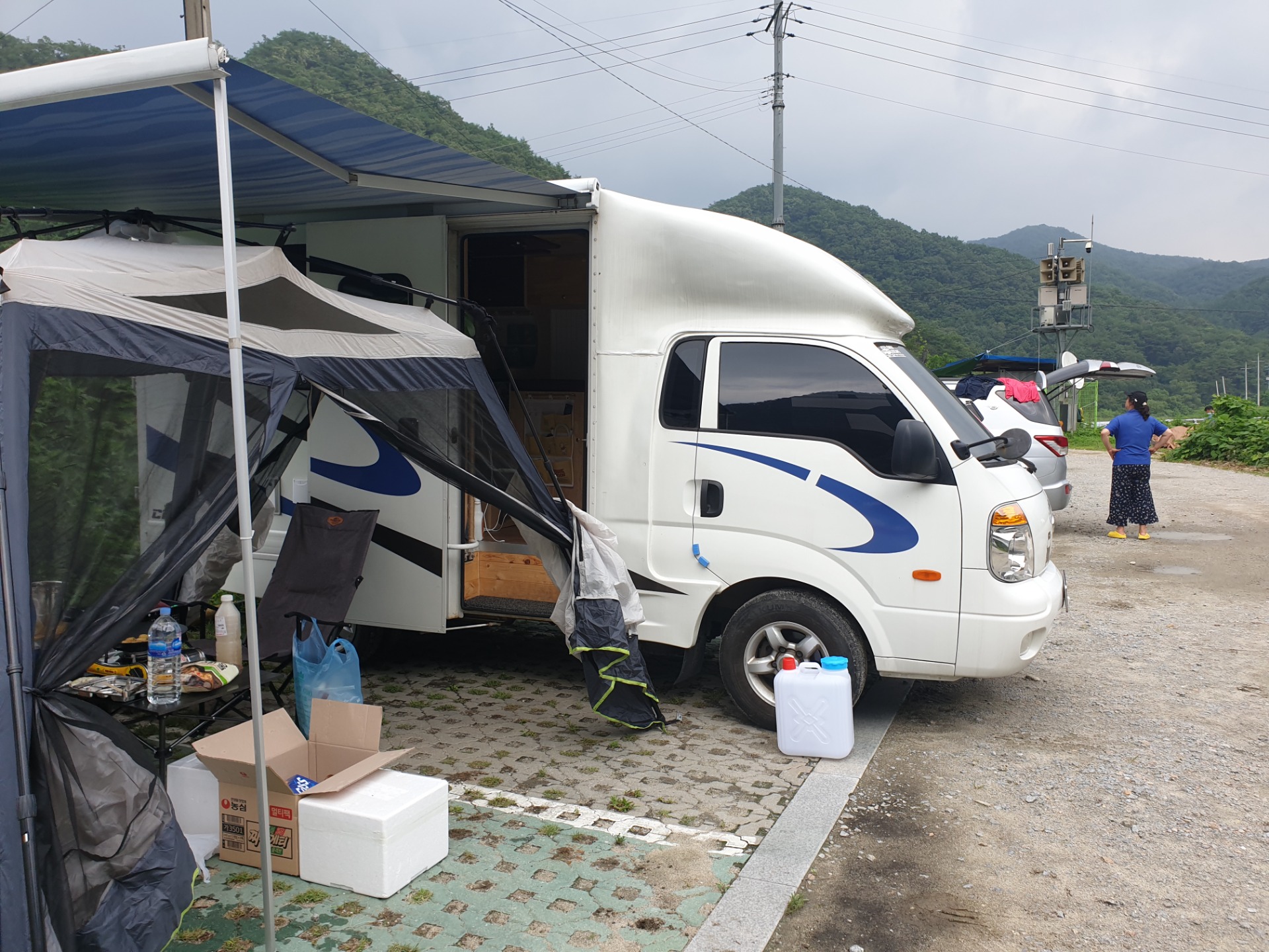 봉고 Ⅲ 1톤 PU 내장탑(일체형) 킹캡 CRDi 매물 썸네일
