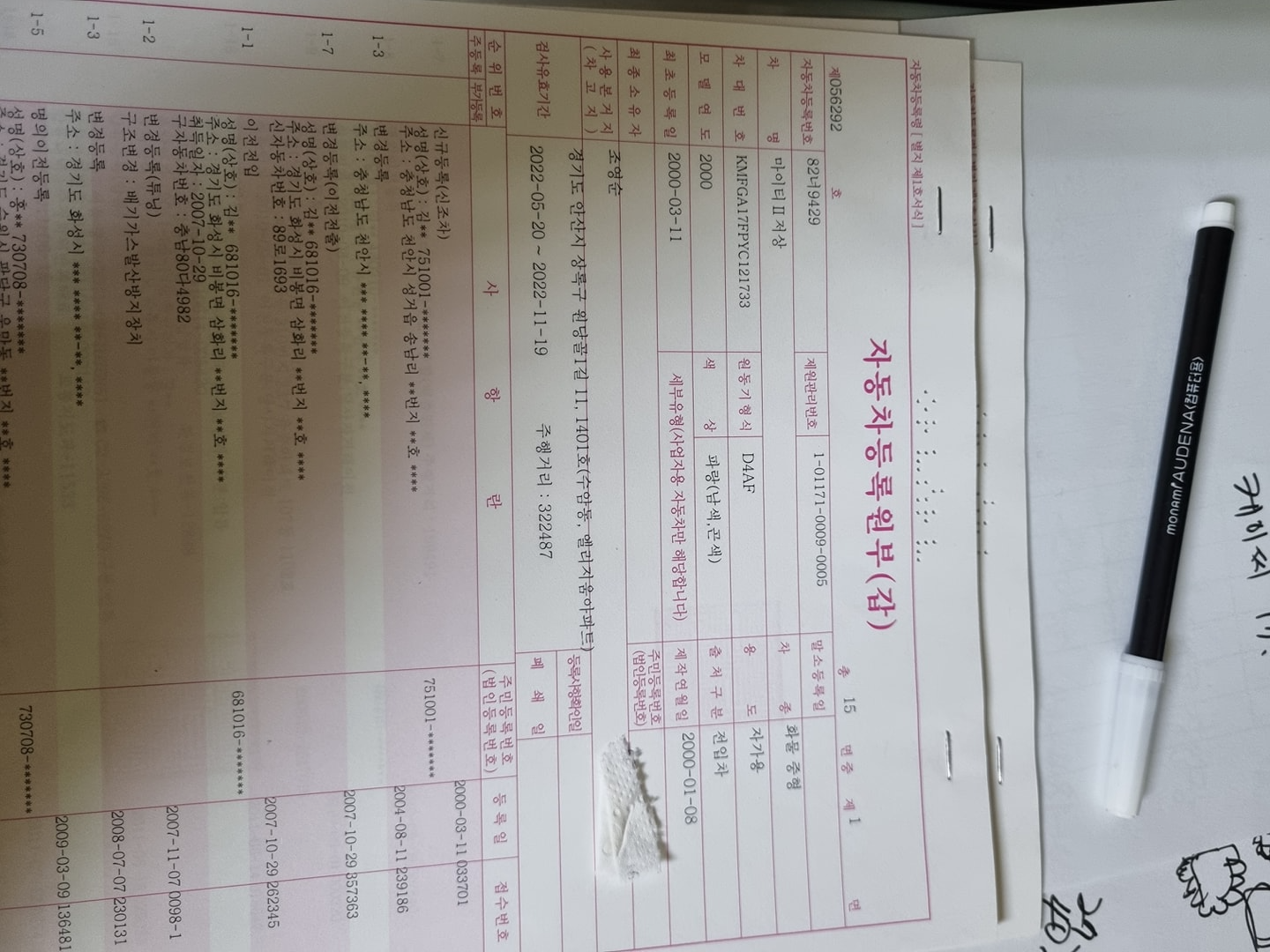 마이티 II 2.5톤 장축 슈퍼캡 디럭스 저상(96마력) 매물 썸네일