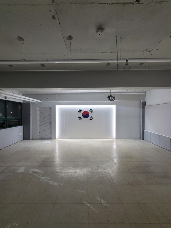 태권도장 조명 인테리어공사 완료