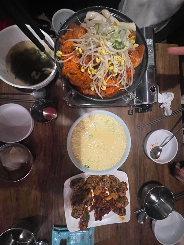 눈오는날  닭발에  소주한잔  ㅋ