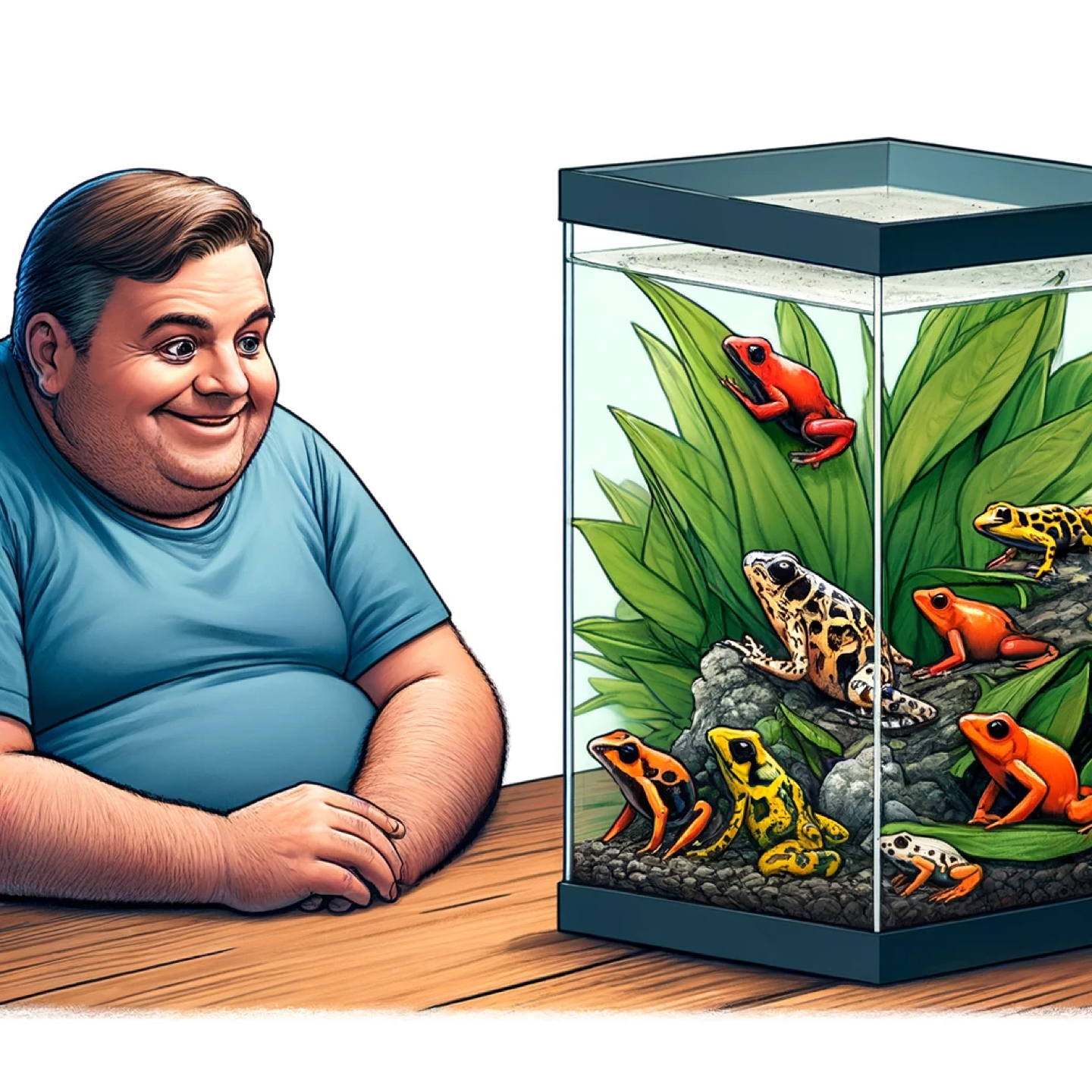 작은 생태계🦎🐠물고기, 파충류, 양서류 앨범 사진