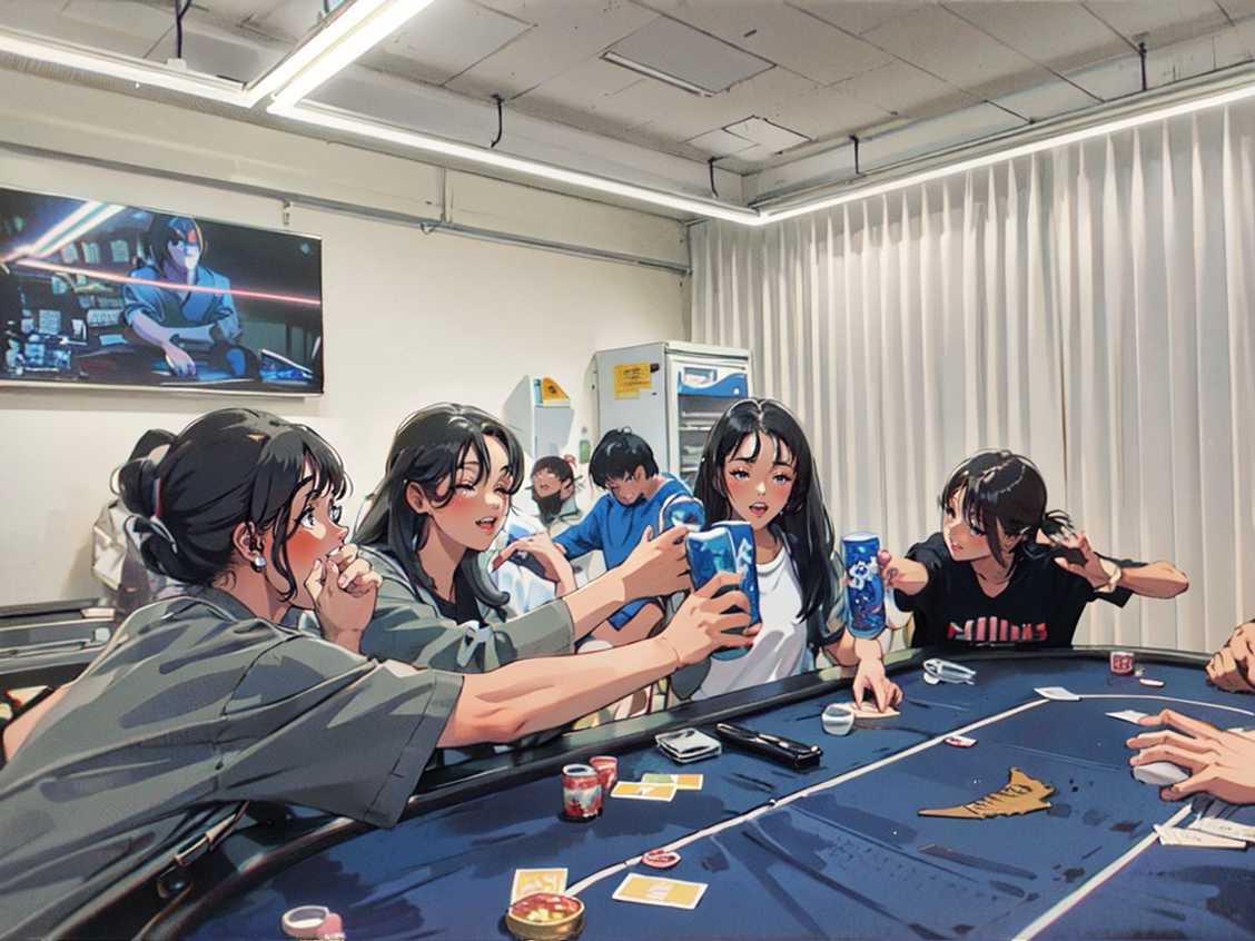 금요일 밤의 🃏홀덤파티!!