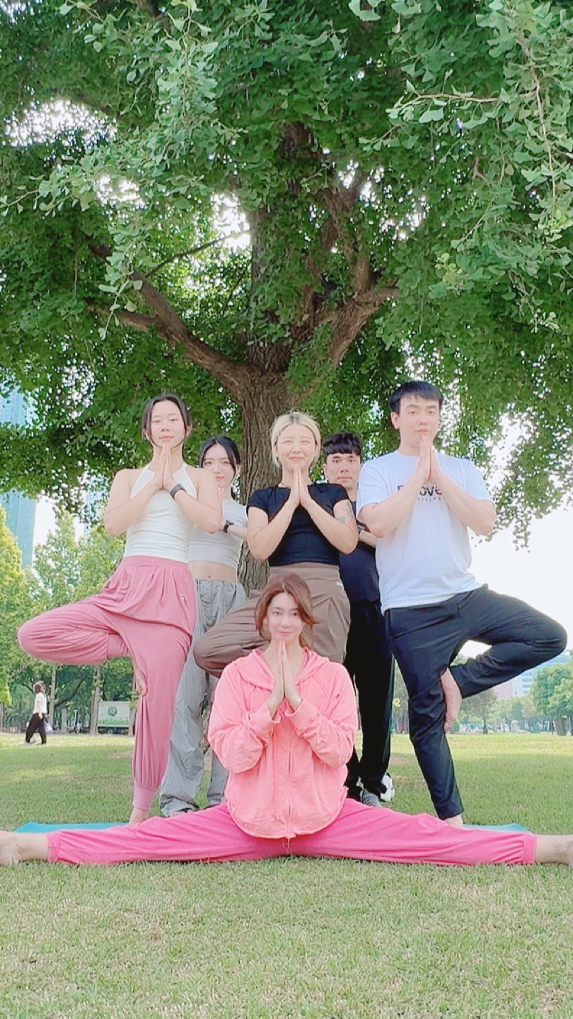 🌿서울숲 야외요가🧘🏻‍♀️
