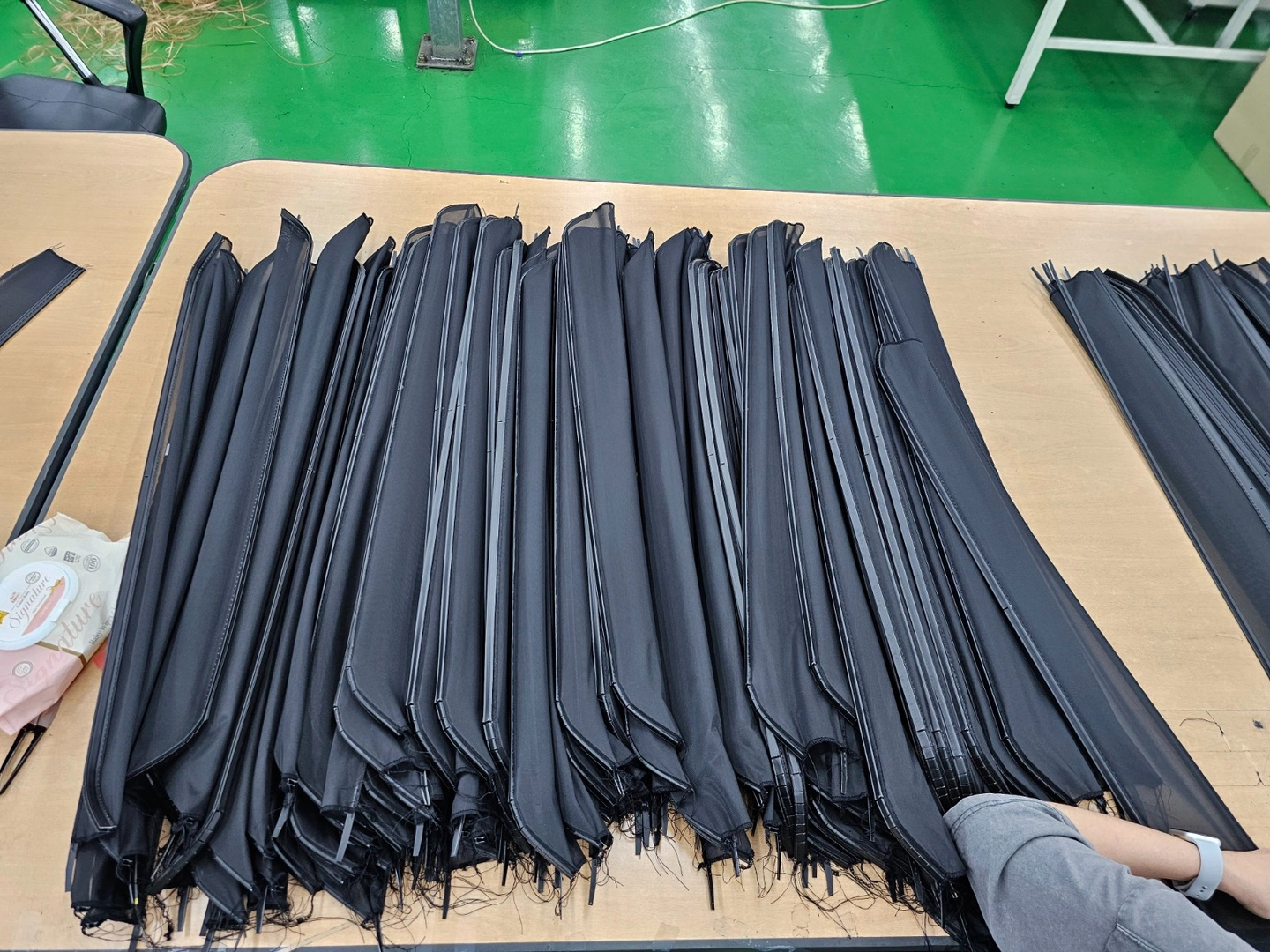 쪽가위 실밥제거 작업자 채용합니다