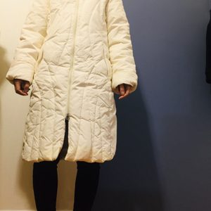롱패딩 폴로 랄프로렌 크림색 롱패딩 새제품