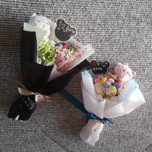 인형사탕 꽃다발/향기나는 달콤 꽃다발