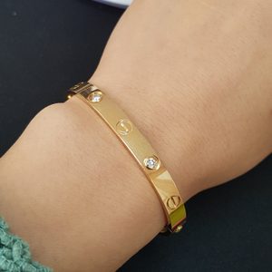 18k. 팔찌(러브팔찌)