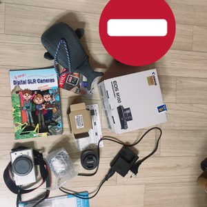 캐논 eos m100 미러리스 최상급 판매합니다(더블렌즈)