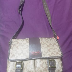 코치 Coach 투포켓 크로스백