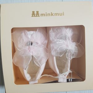 (가격내림) 밍크뮤 샤리본덧신(새상품)
