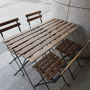 이케아 우드 야외테이블 셋트 팝니다~~