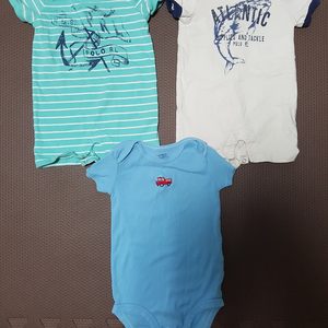 아기옷 폴로 바디슈트3벌