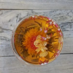 꽃이 피는 차 공예 화차 꽃차 공예차 수공예차 수제차 중국 명차 꽃피는차 중국차 녹차