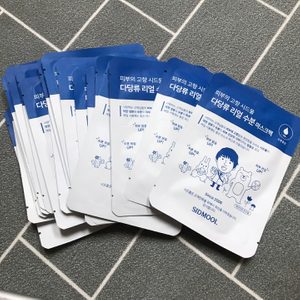 (가격내림)시드물 팩 판매합니다. 리얼 수분 마스크팩 18개 + 닥터트럽 3장 = 총 21장