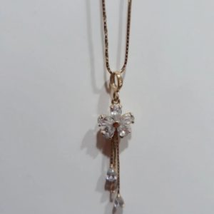 14k 꽃목걸이