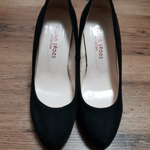 블랙 스웨이드 구두 (230-235)