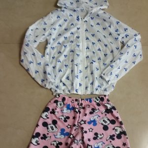 미키마우스 바람막이와 반바지