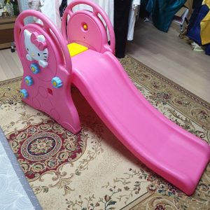 세탁완료) 헬로 키티 미끄럼틀() 장난감 유아미끄럼틀