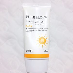 어퓨 퓨어블록 네추럴 썬크림 어퓨 썬크림 어퓨 선크림