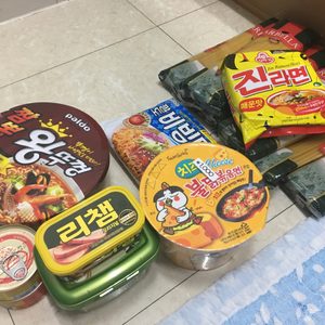 컵라면,파스타면,봉지라면등 일괄