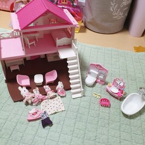 콩지래빗이층집&욕실 콩순이병원놀이 뽀로로자판기 달님이냉장고 캐리병원놀이 캐리하우스 콩순이청소기