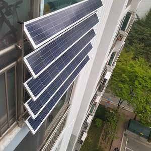 아파트 베란다 태양광발전기 240와트 태양열발전기 쏠라셀발전기 240w