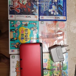 닌텐도 3ds xl과 게임칩 6개