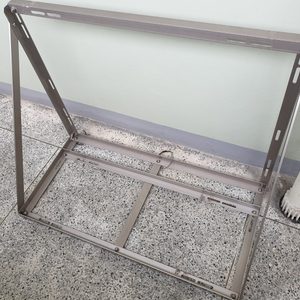 실외기거치대(삼성무풍에어컨 2in1 에어컨이었어요)