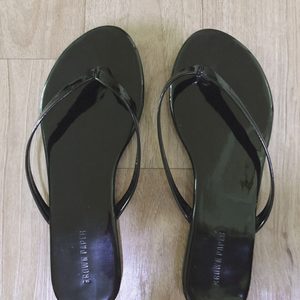 에나멜 쪼리슈즈