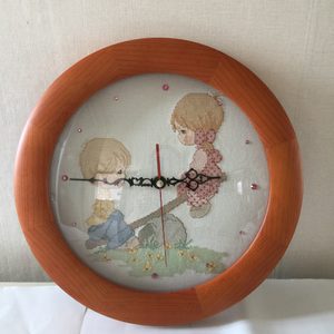 십자수 벽시계