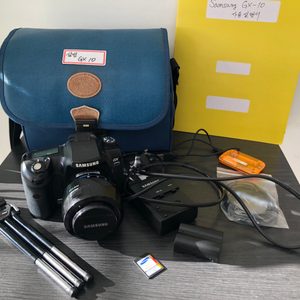 삼성카메라 GX10 + 18-55mm + 가방 + 삼각대 풀셋트 상태좋아요 저렴하게 판매합니다