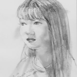 실물 즉석 초상화 그려드립니다.