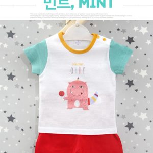 무형광 반팔 상하복(미개봉 새상품)실내복.아동복.유아복(가격내림)