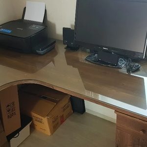 책상 컴퓨터책상 "ㄱ"자 책상