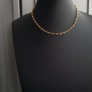 이태리빈티지18k골드도금 체인목걸이