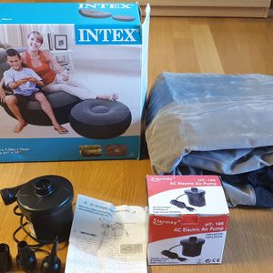 에어쇼파 판매합니다. 물품명: INTEX 에어쇼파