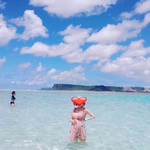 원피스수영복 팔아요♥(55,66사이즈/임산부도 착용가능)